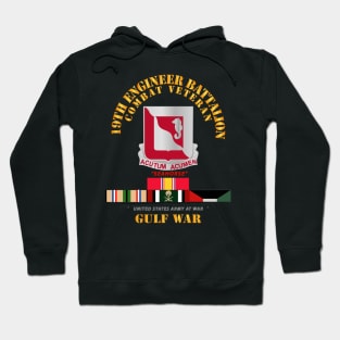 19th Engineer Battalion - Gulf War w SVC Hoodie